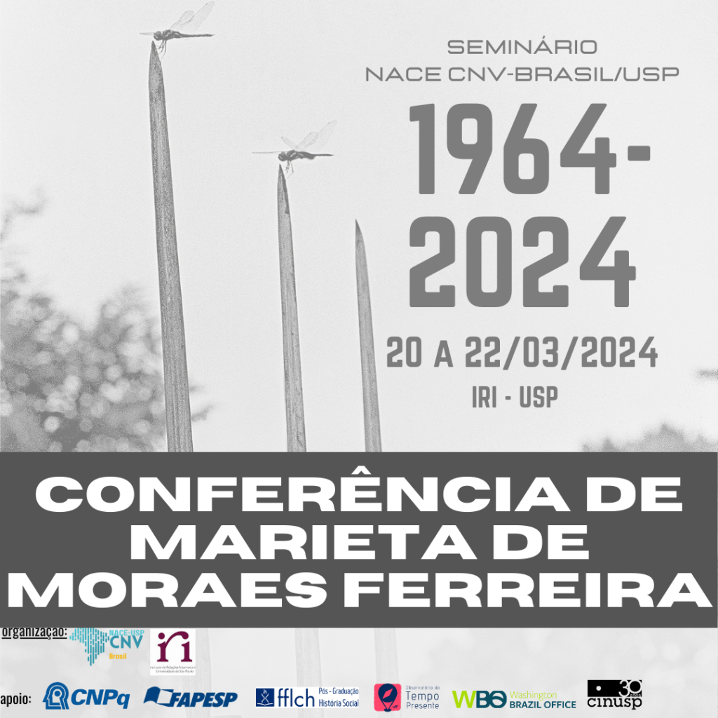 NACE no Youtube! Conferência Ensino de História e Ditadura Brasileira no Seminário 1964-2024