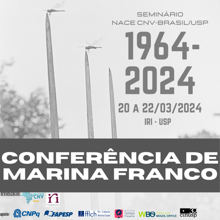 conferência Transición, democracia y nuevas derechas: rompecabezas para armar, no Seminário 1964-2024