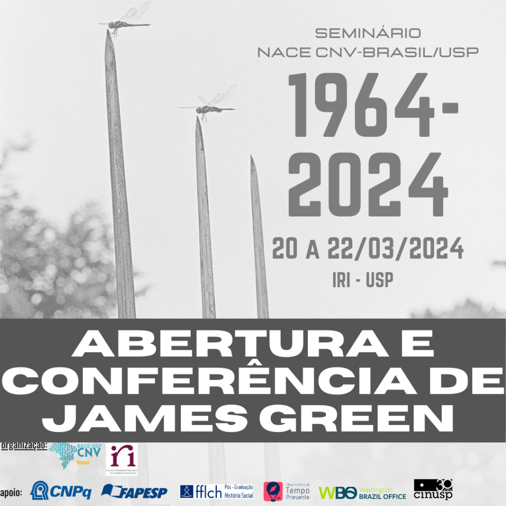 NACE no Youtube! Abertura e primeira conferência do Seminário 1964-2024